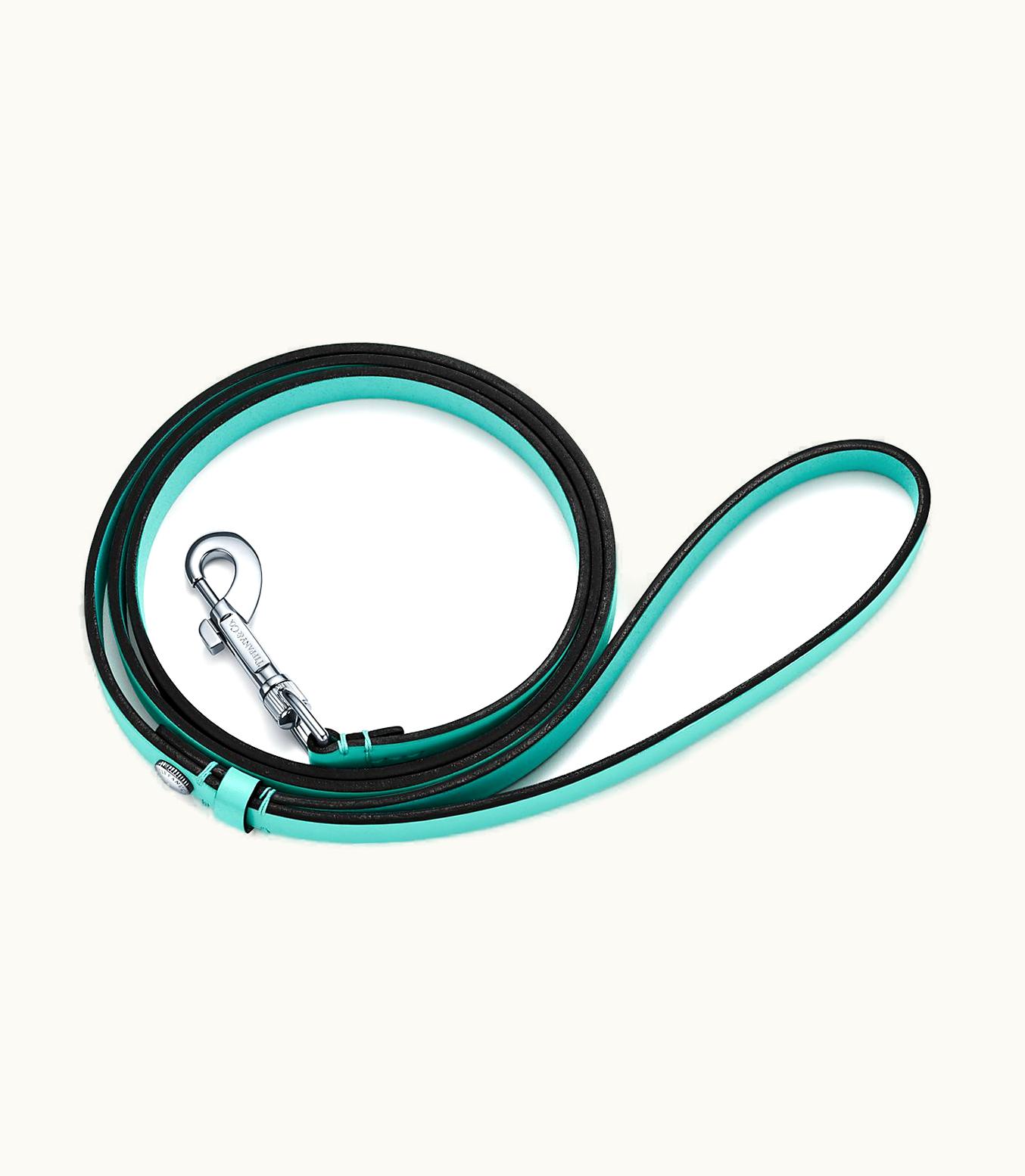 Tiffany & Co Pet Leash In Tiffany Blue® Leather, Large