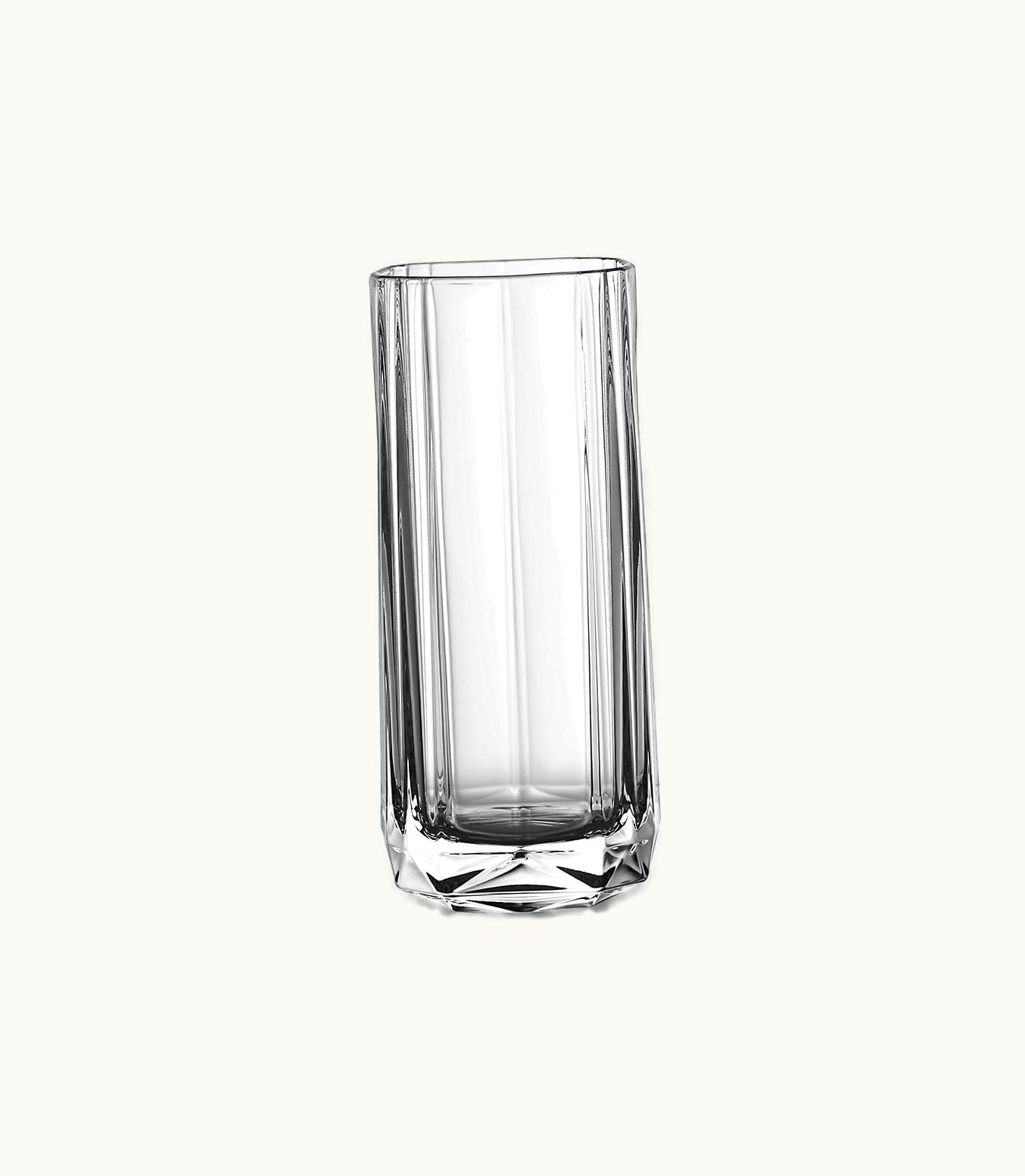 Tiffany & Co Tiffany Facets Highball Glass In Crystal Glass