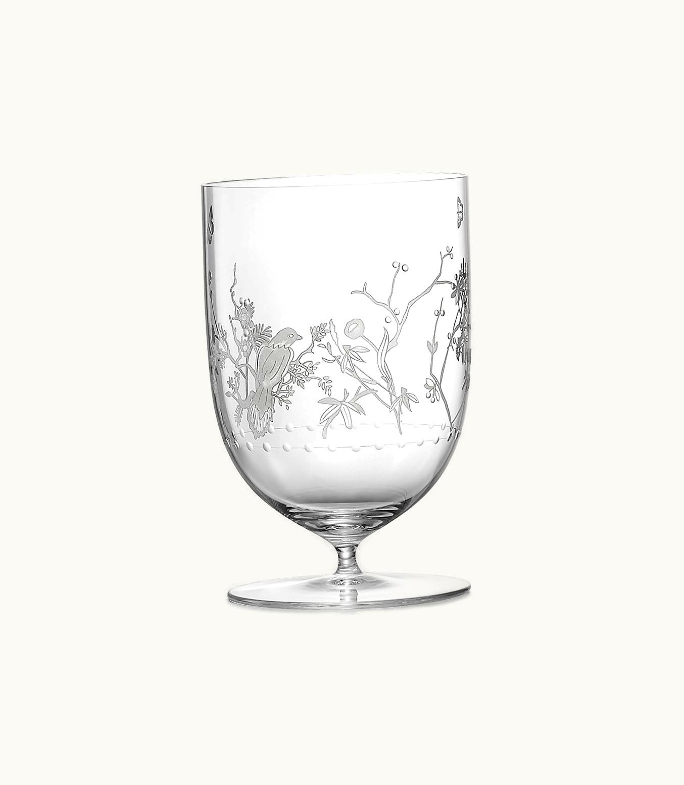 Tiffany & Co Tiffany Jardin Water Glass In Hand-Etched Glass