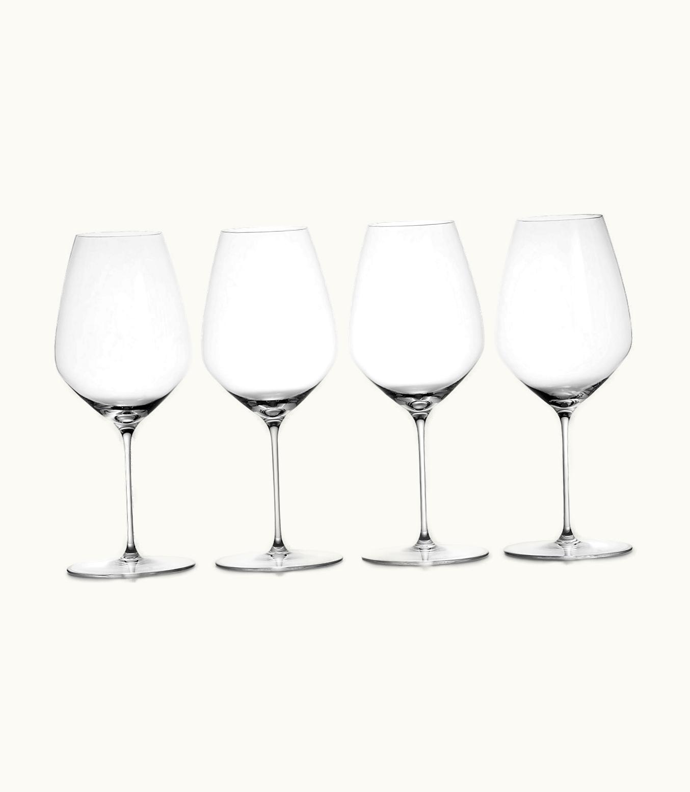 Tiffany & Co Tiffany Connoisseur Syrah Wine Glass In Crystal Glass, Set Of Four
