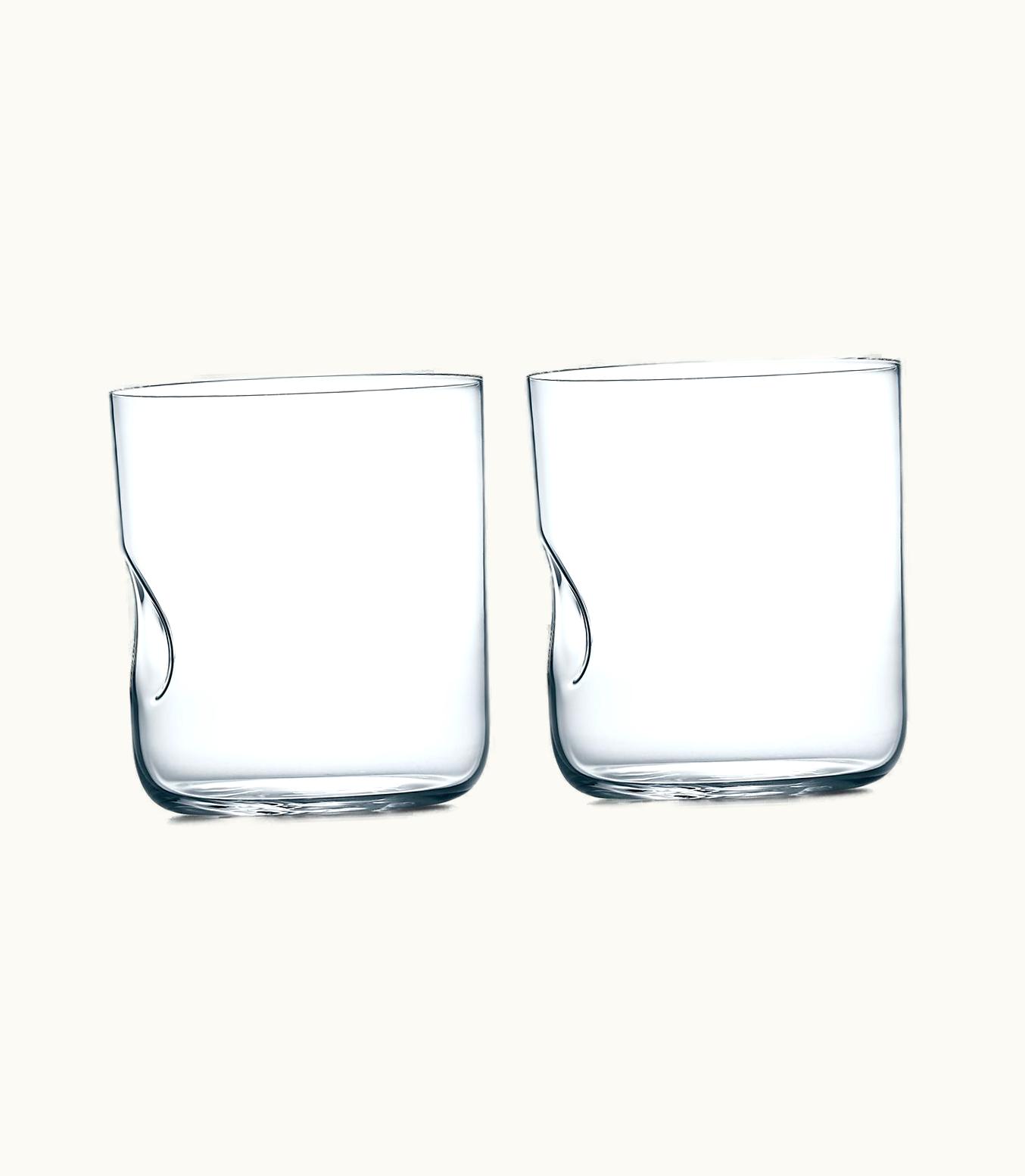 Tiffany & Co Elsa Peretti® Thumbprint Glasses In Lead Crystal, Set Of Two