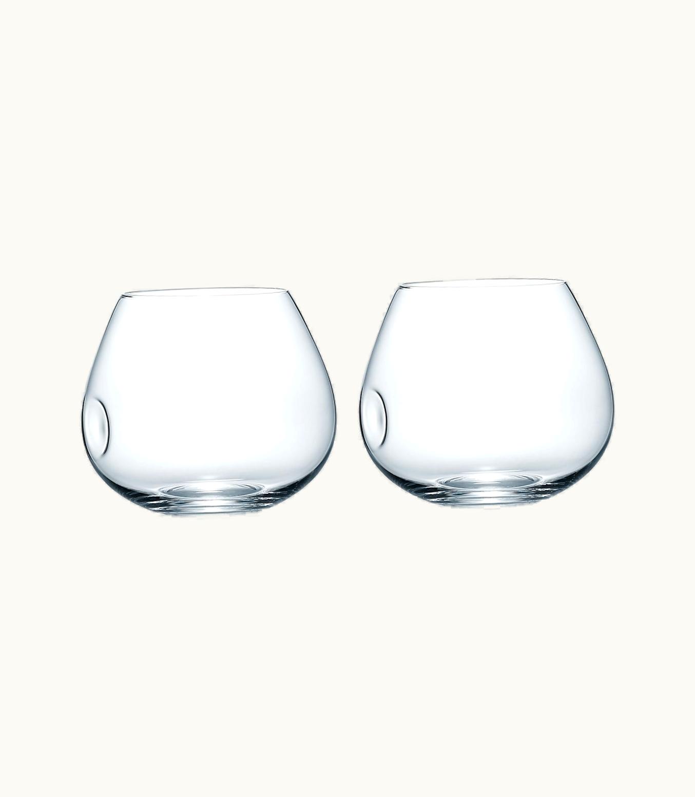 Tiffany & Co Elsa Peretti® Thumbprint Brandy Snifters In Lead Crystal, Set Of Two