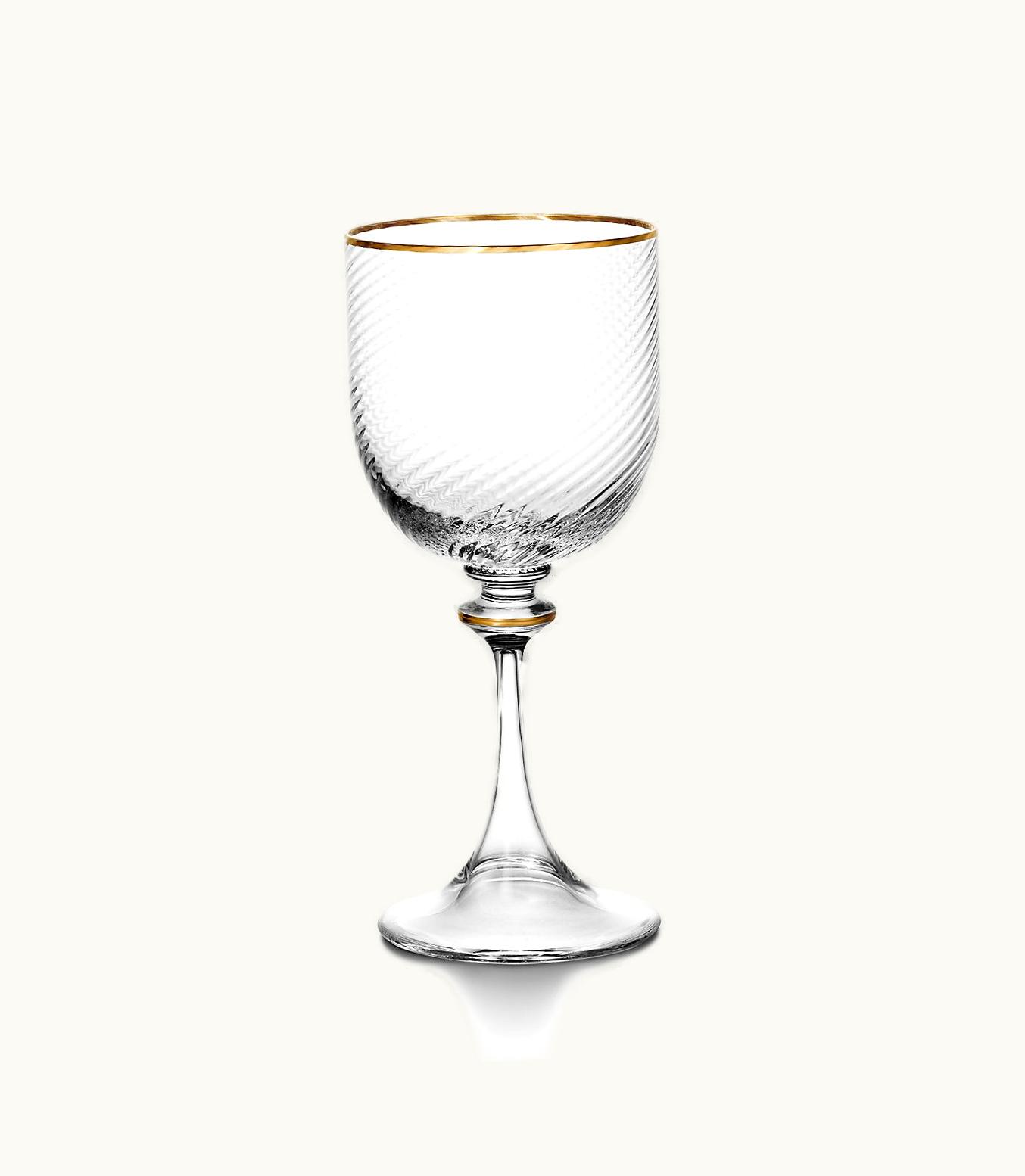 Tiffany & Co Tiffany Twist Red Wine Glass In Glass