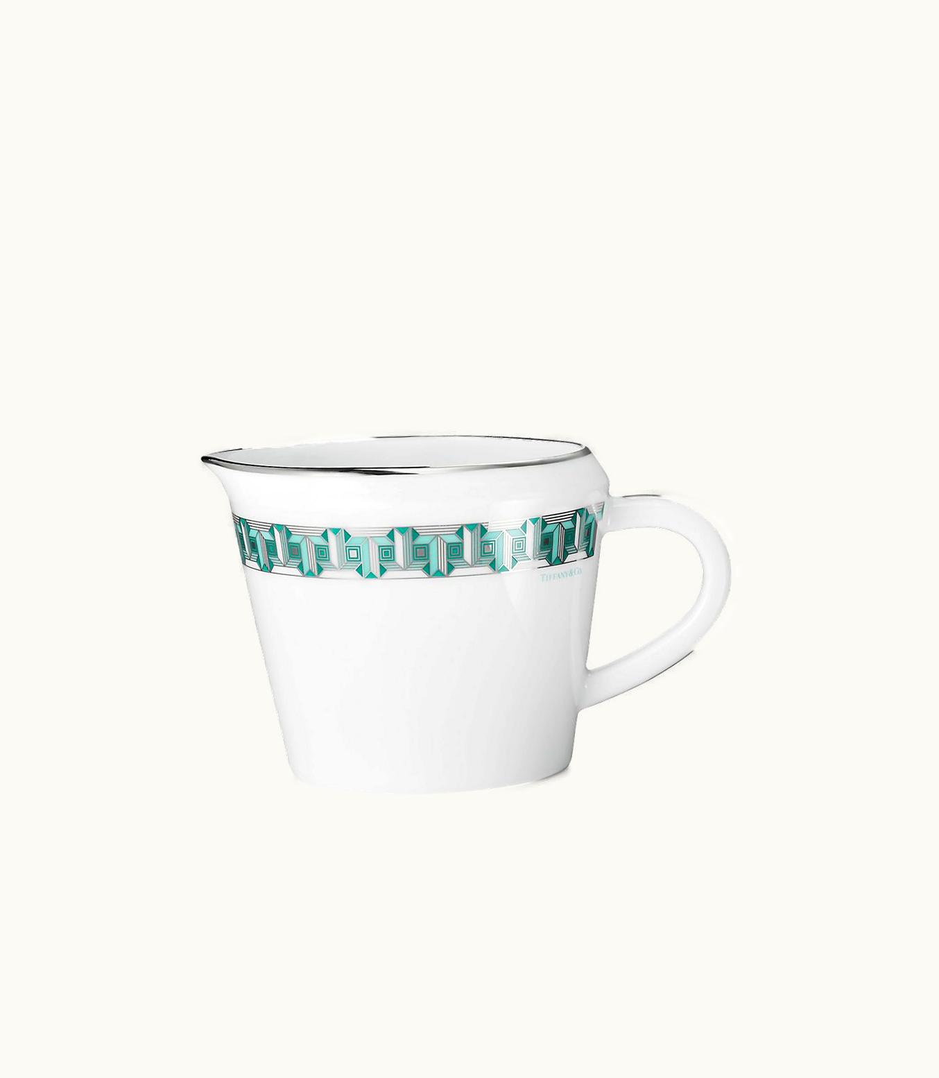 Tiffany & Co Tiffany Blue Tiffany T True Creamer With A Hand-Painted Platinum Rim
