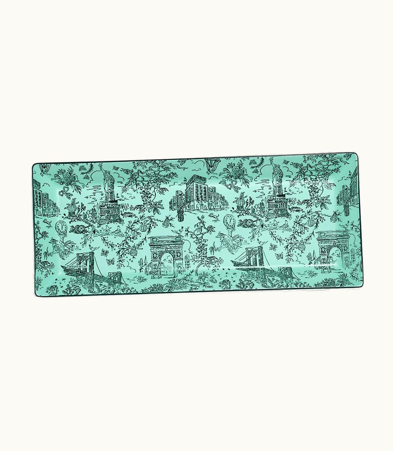 Tiffany & Co Tiffany Toile Platter In Tiffany Blue® Bone China