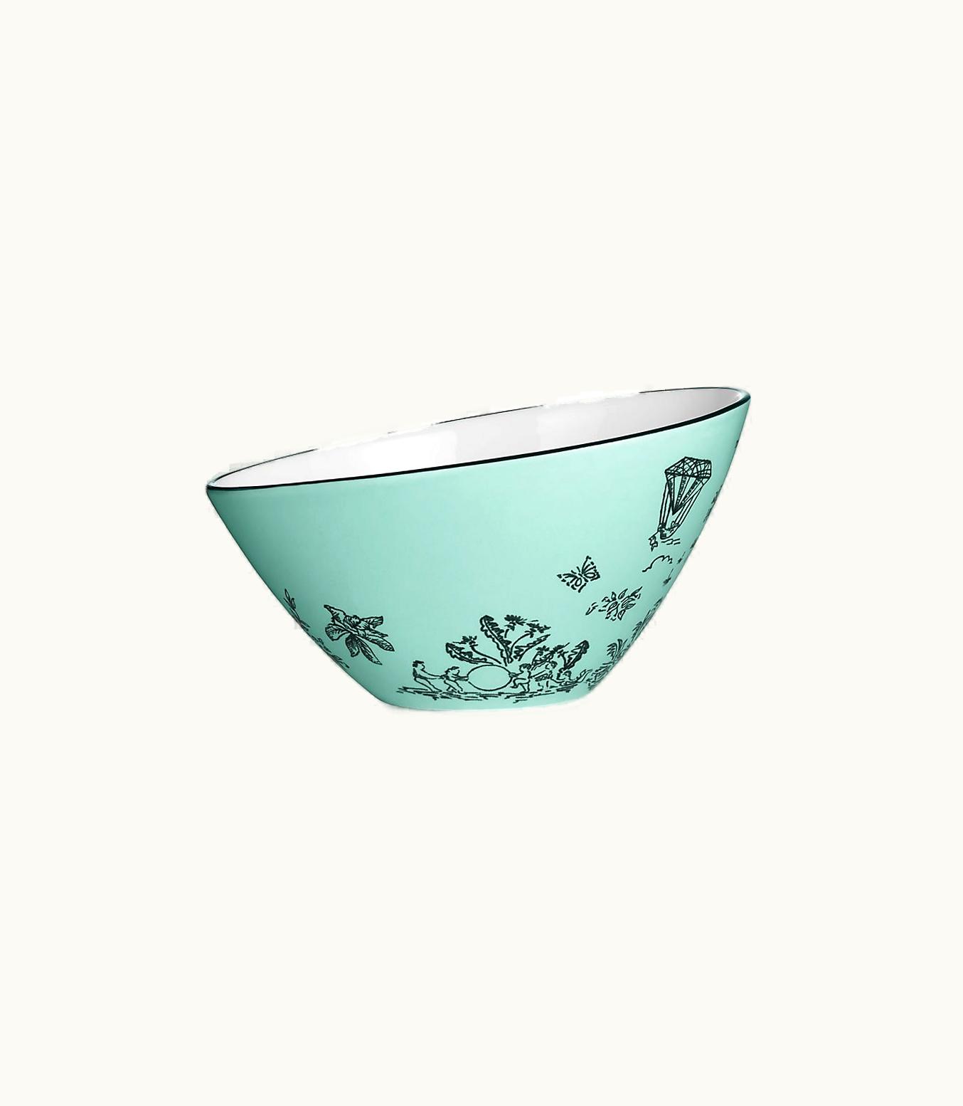 Tiffany & Co Tiffany Toile Jam Bowl In Tiffany Blue® Bone China