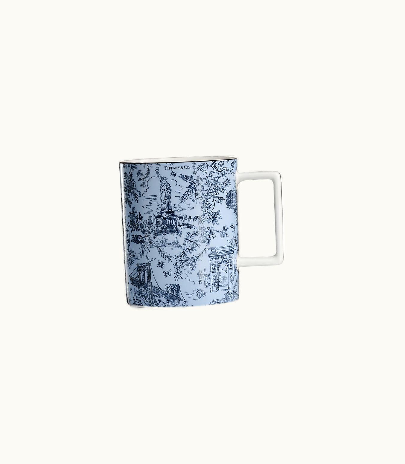 Tiffany & Co Tiffany Toile Mug In Sapphire Bone China