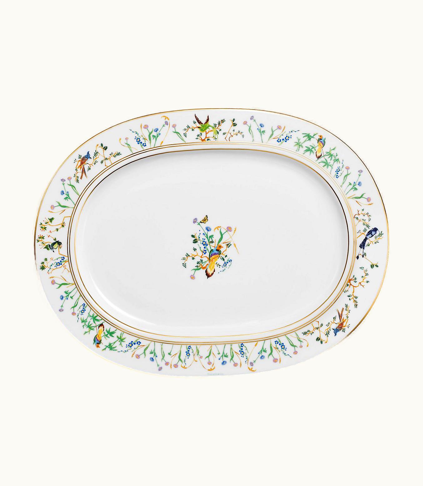 Tiffany & Co Tiffany Jardin Serving Platter In Porcelain