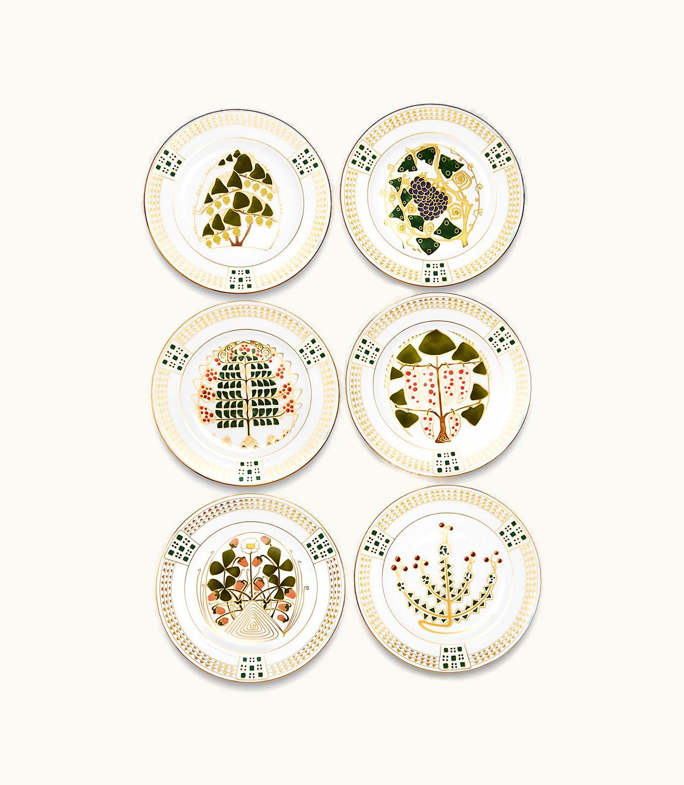 Tiffany & Co Tiffany Berries Dinner Plates In Bone China, Set Of Six