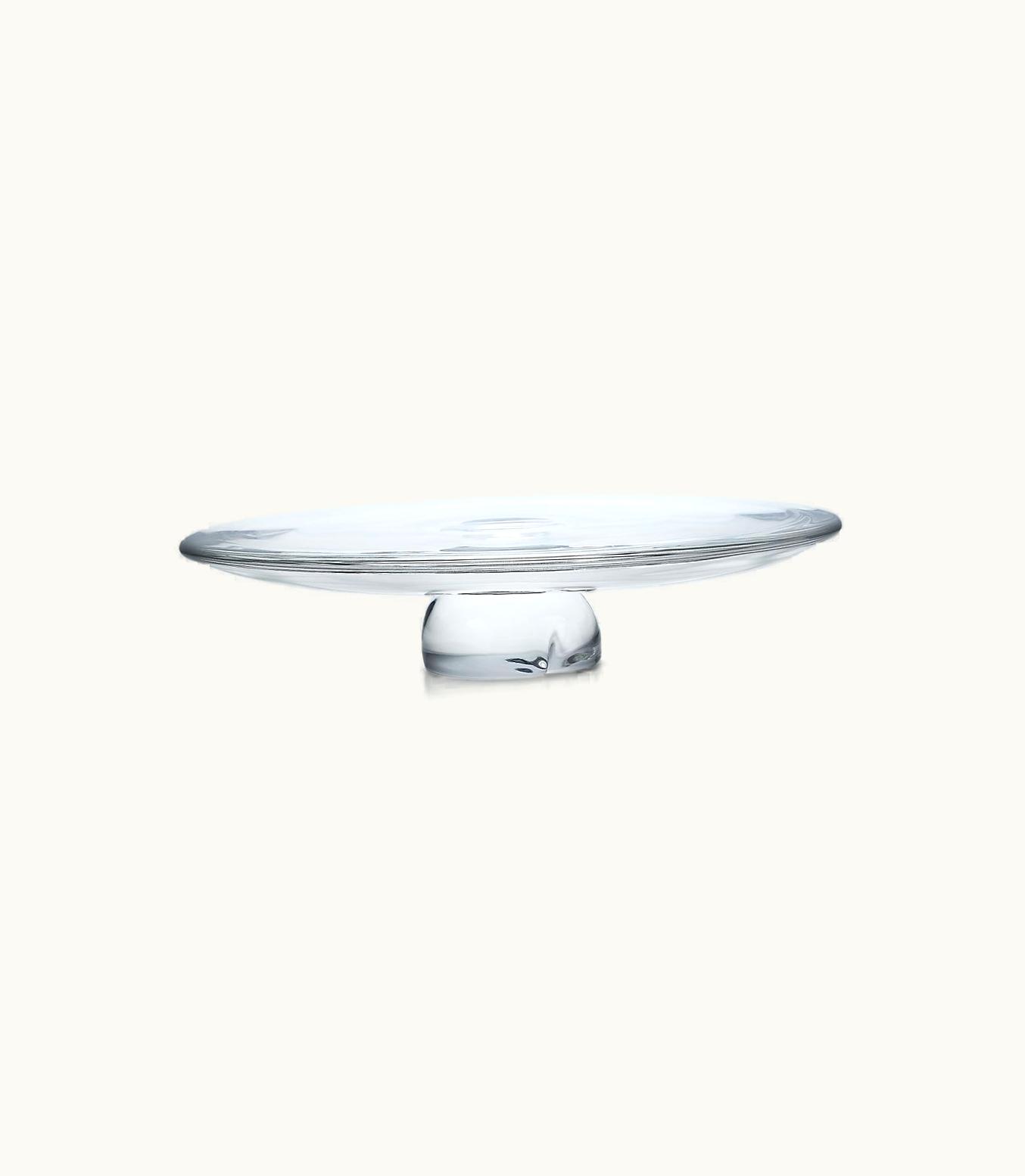 Tiffany & Co Elsa Peretti® Bone Cake Plate In Handmade, Mouth-Blown Venetian Glass 60018912