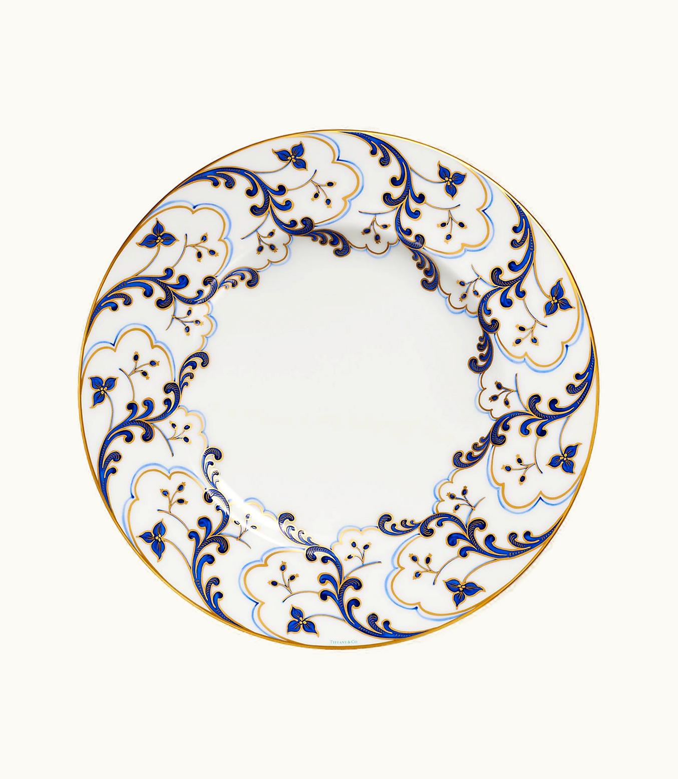 Tiffany & Co Valse Bleue Charger In Bone China