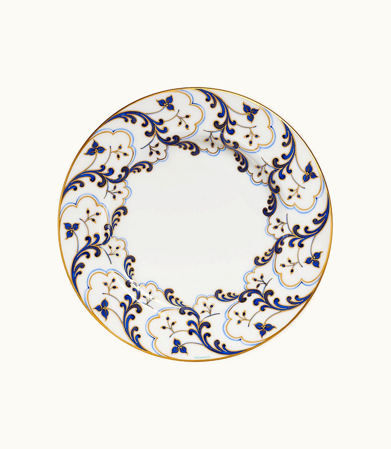 Tiffany & Co Valse Bleue Dinner Plate In Bone China
