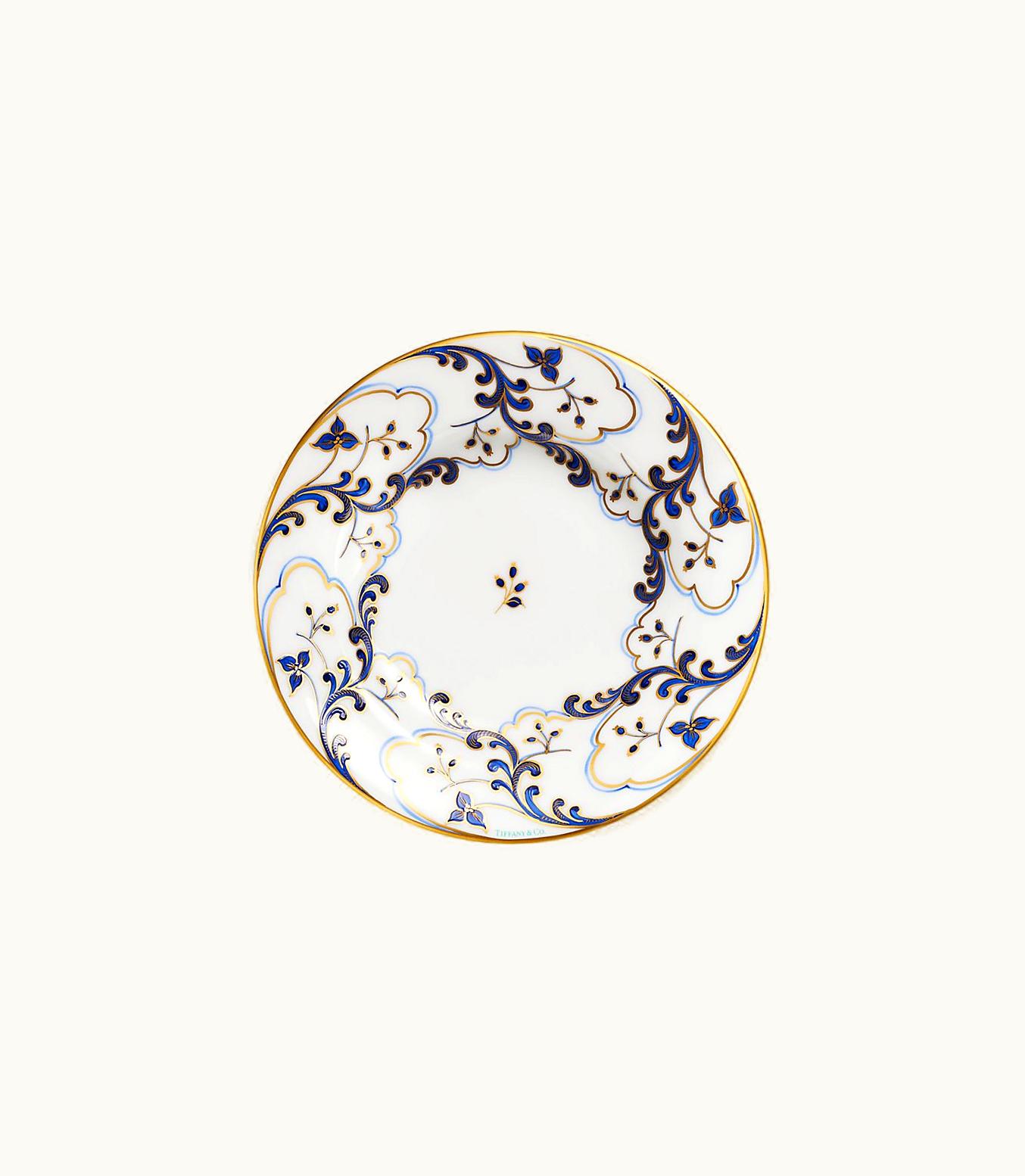 Tiffany & Co Valse Bleue Bread And Butter Plate In Bone China