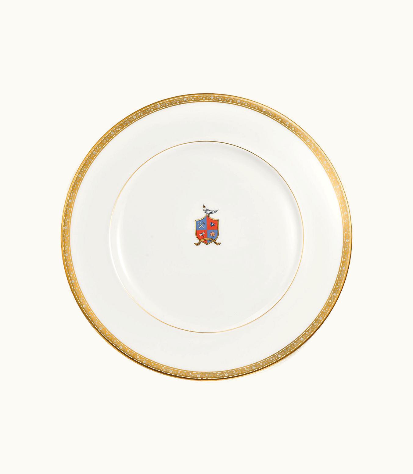 Tiffany & Co Tiffany Crest Dinner Plate In Bone China