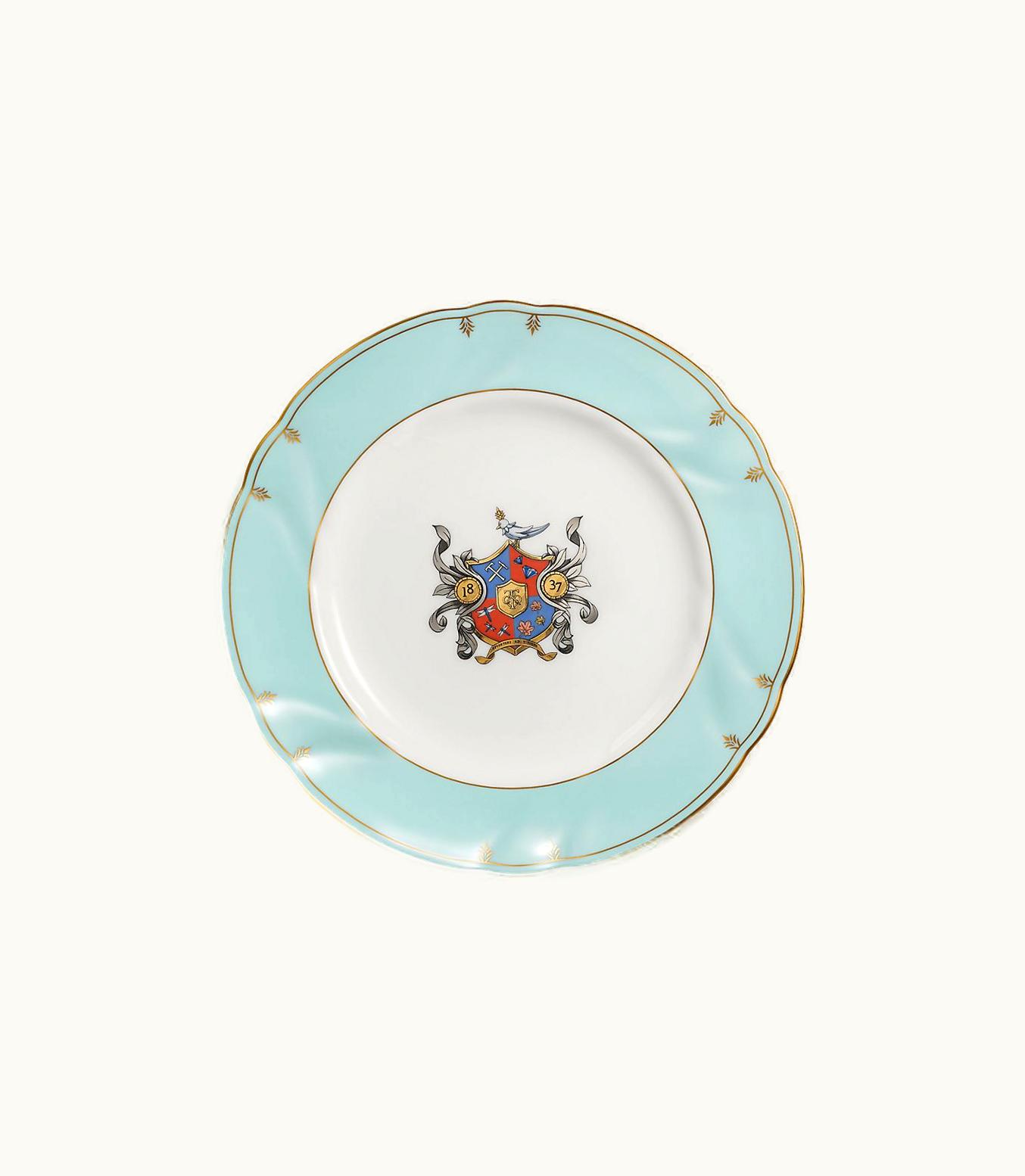 Tiffany & Co Tiffany Crest Dessert Plate In Bone China 74165699