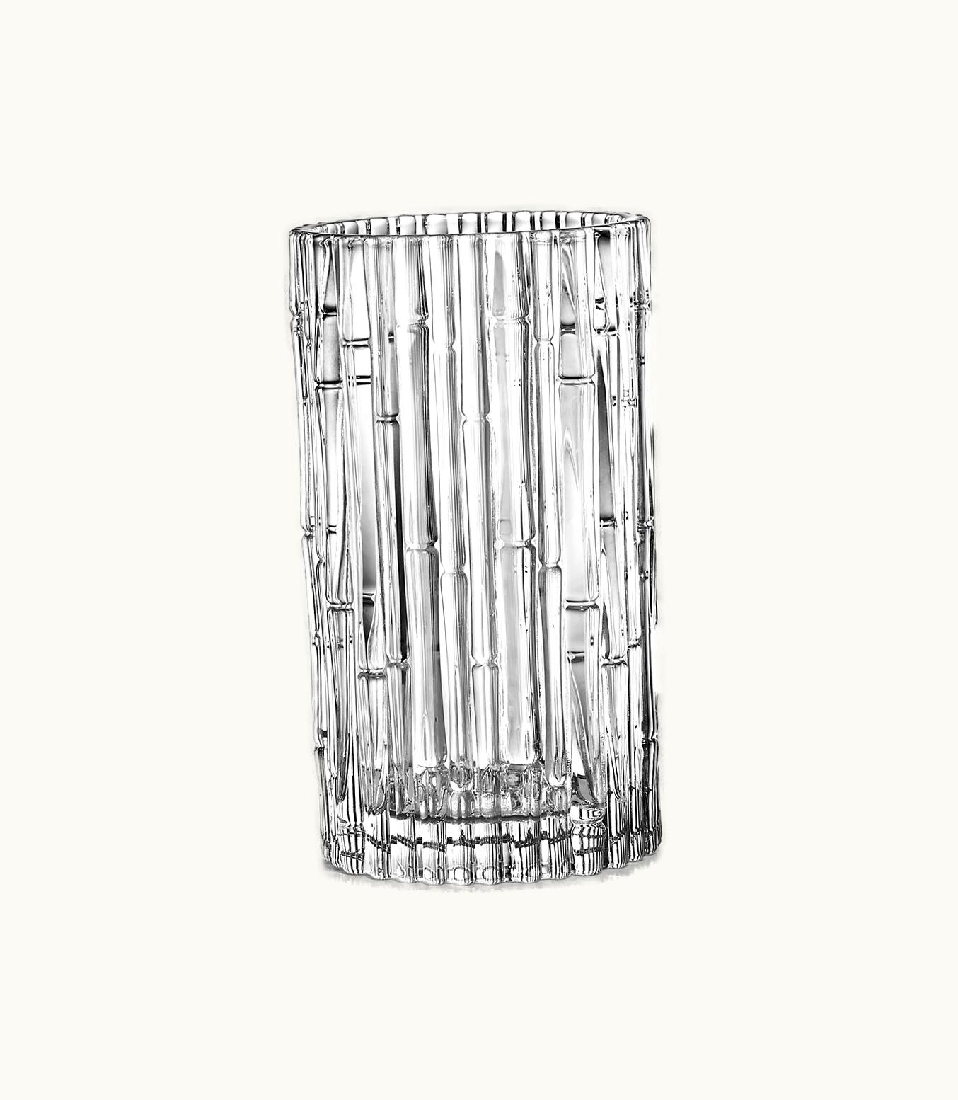 Tiffany & Co Bamboo Vase In Crystal Glass