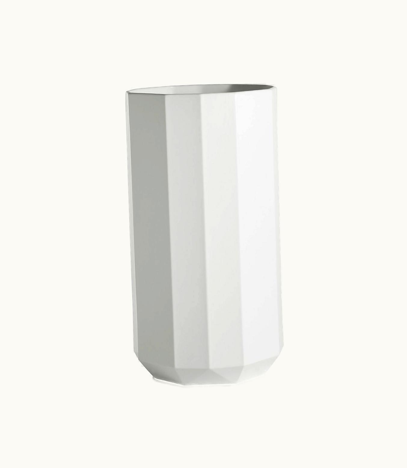 Tiffany & Co Tiffany Facets Large Vase In Bone China