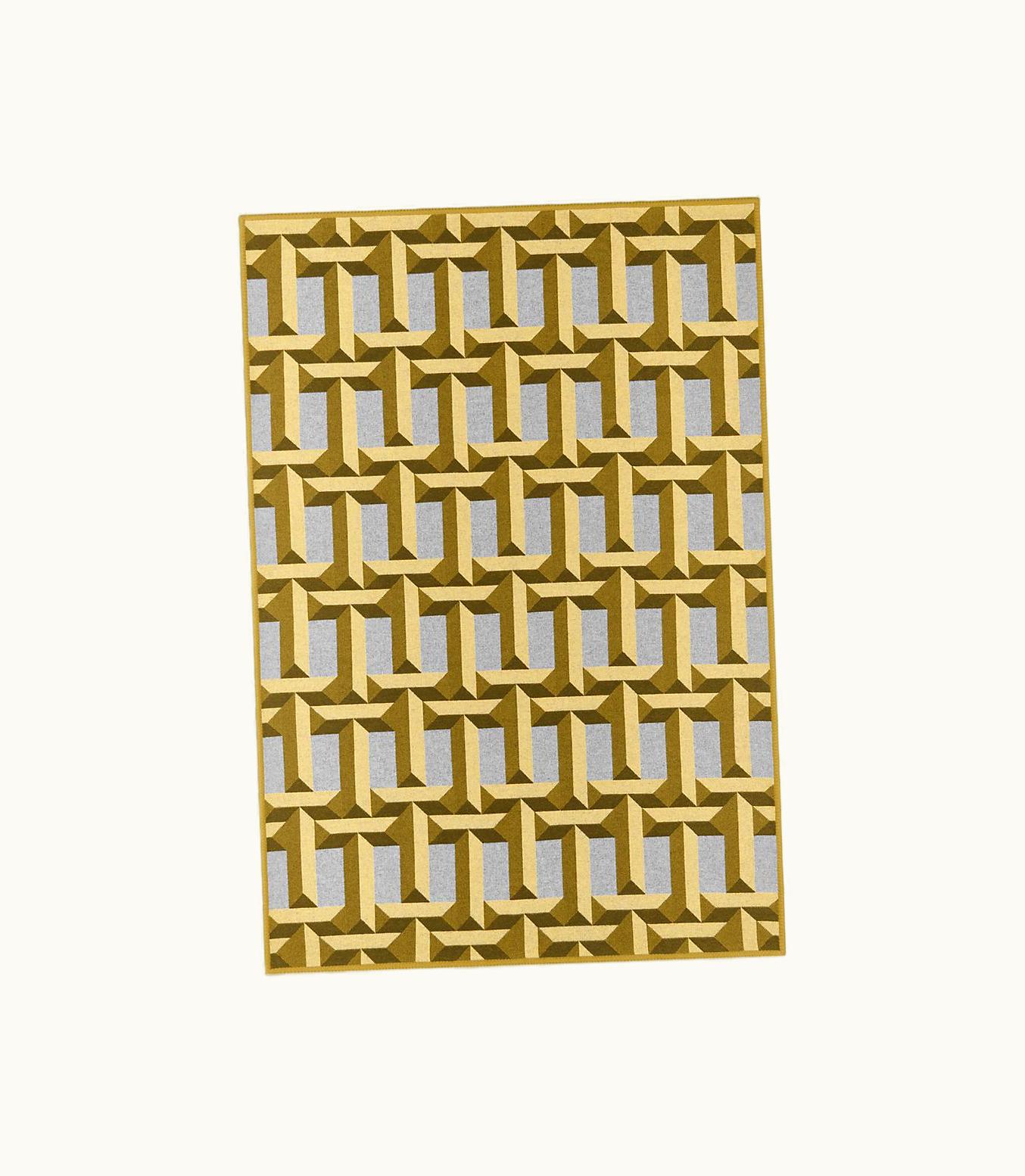 Tiffany & Co Tiffany T True Blanket In Citrine Yellow Cashmere And Wool