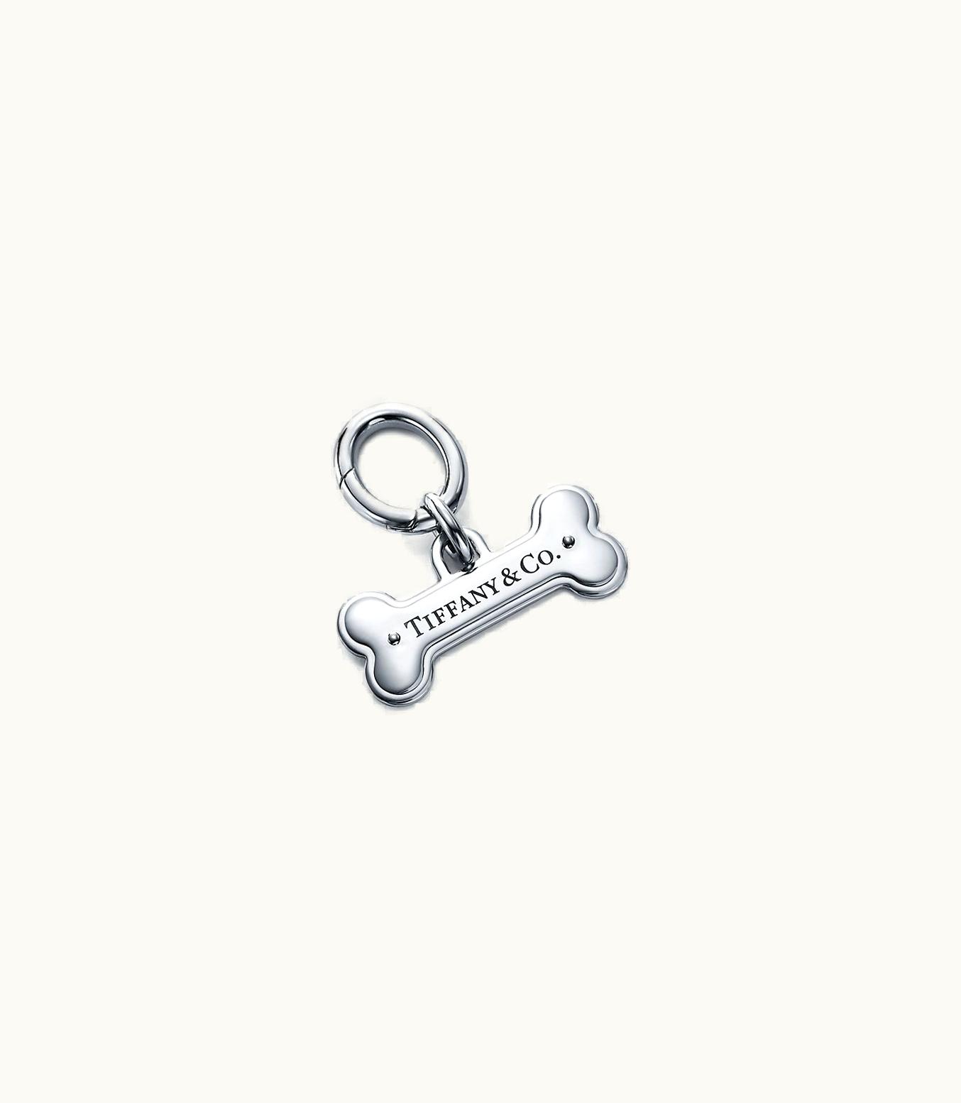 Tiffany & Co Bone Collar Charm In Palladium-Plated Metal Hardware