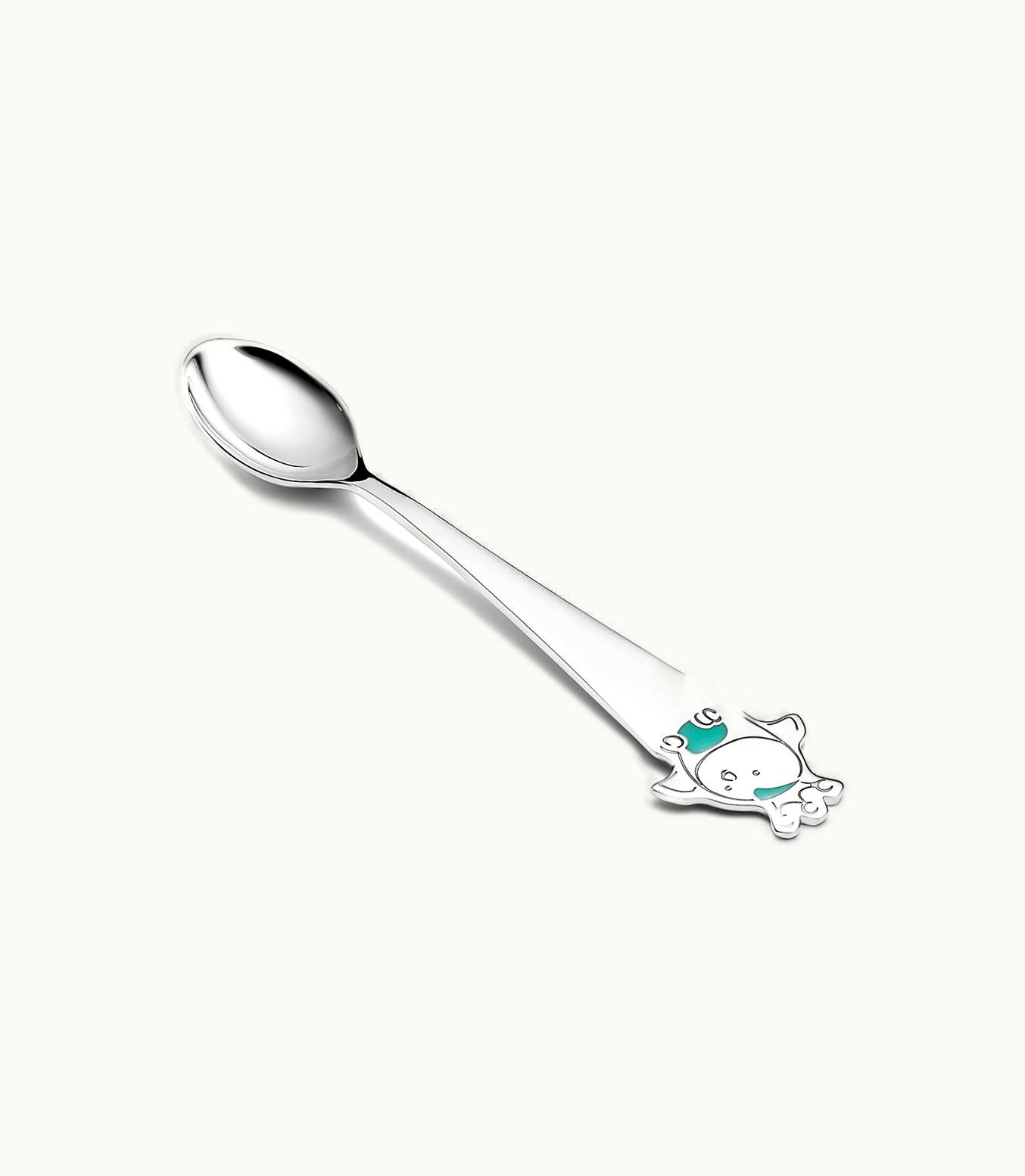 Tiffany & Co Tiny Tiffany Bird Baby Spoon In Sterling Silver