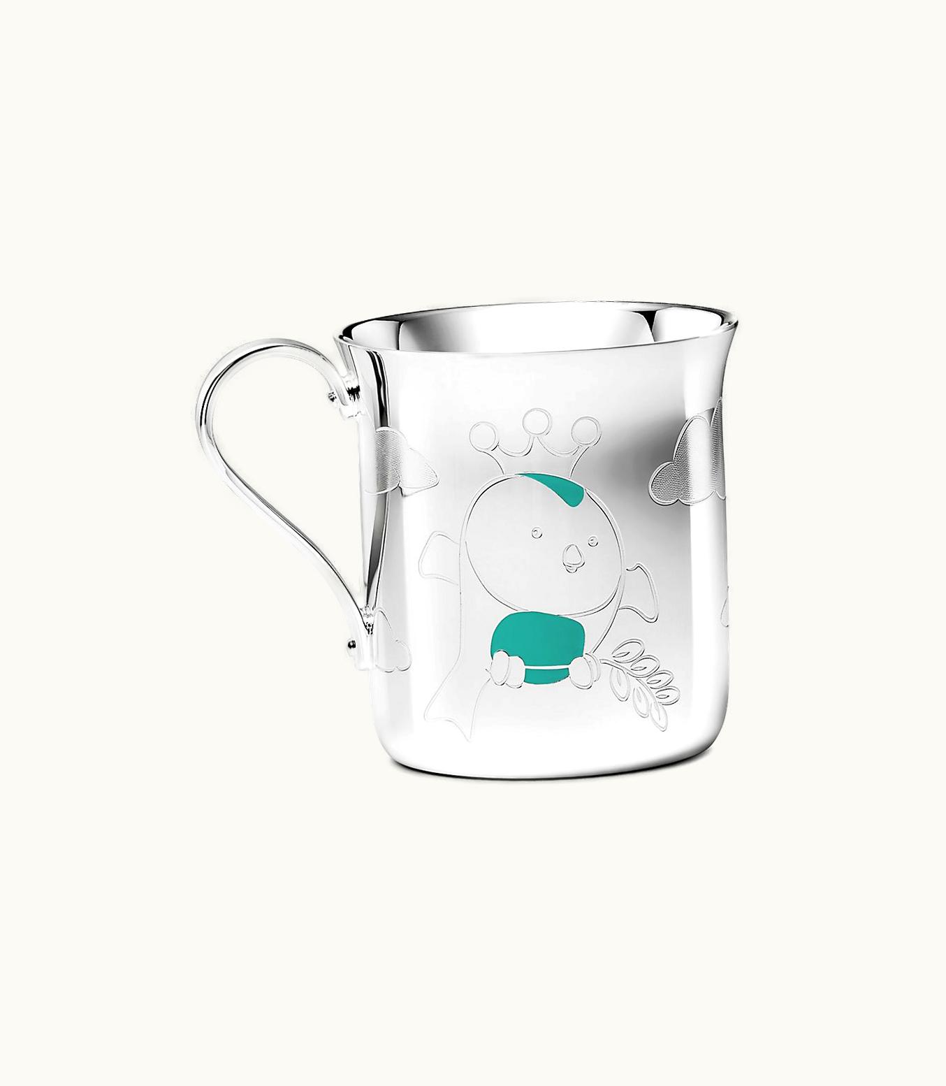 Tiffany & Co Tiny Tiffany Bird Baby Cup In Sterling Silver