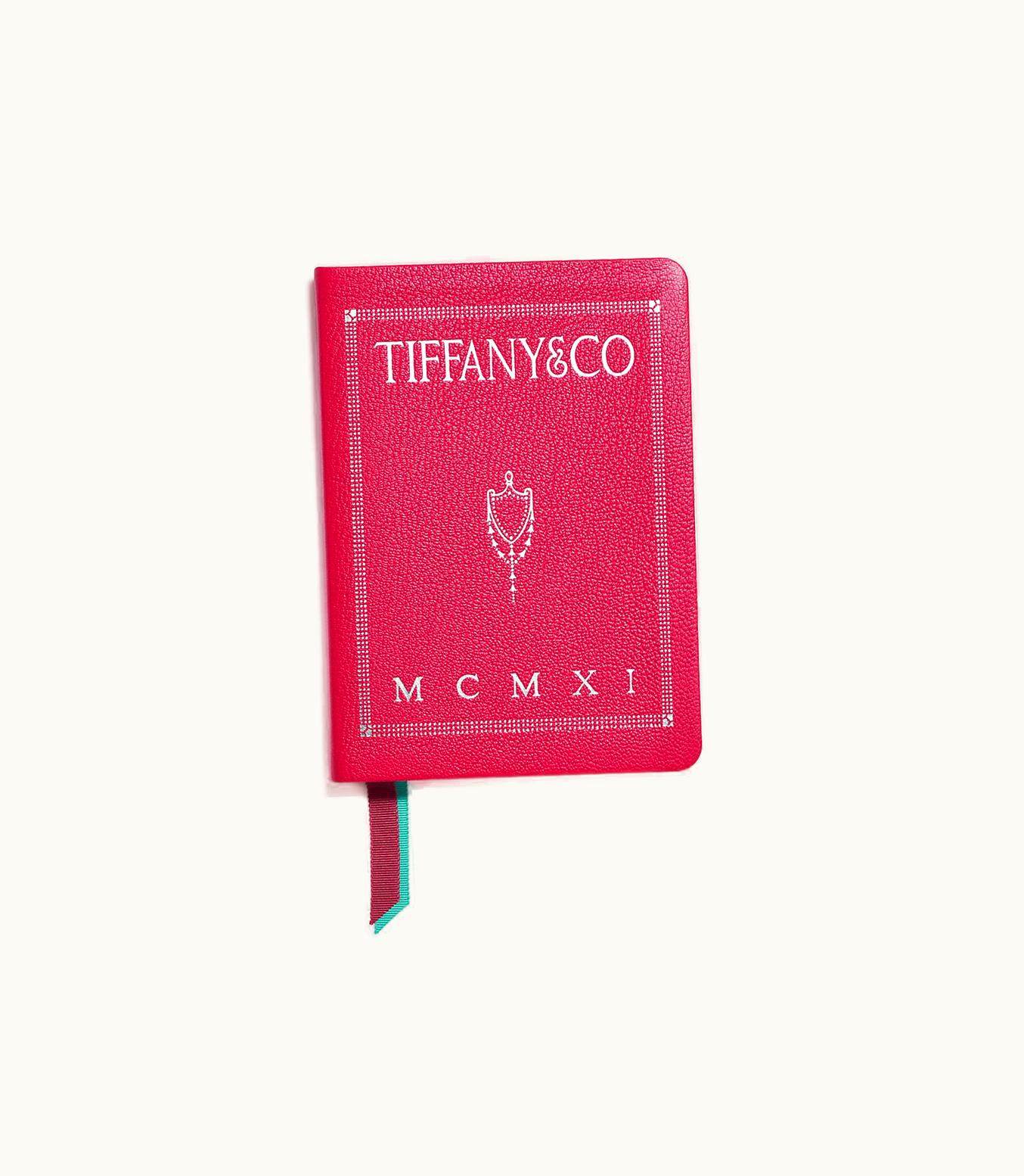 Tiffany & Co Personal Essentials Notebook In Cerise Leather