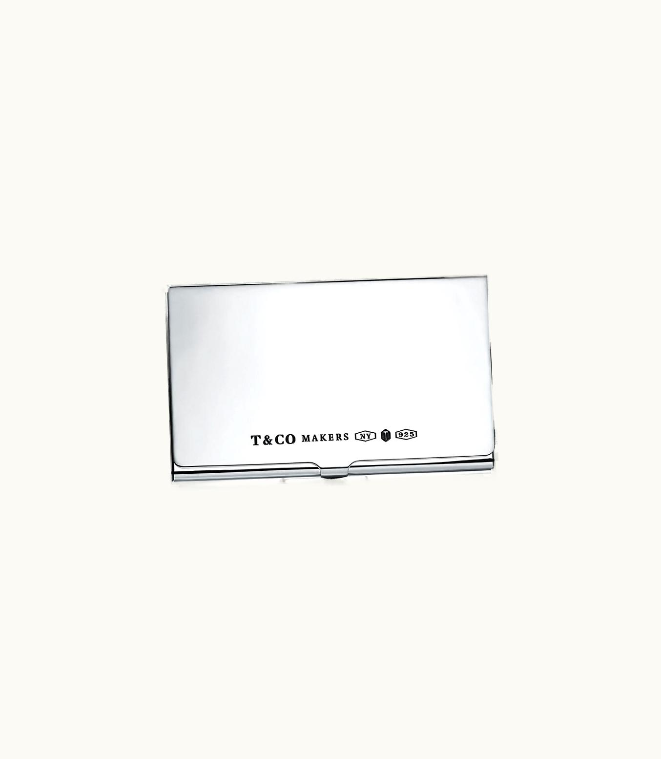 Tiffany & Co Tiffany 1837 Makers Card Case In Sterling Silver