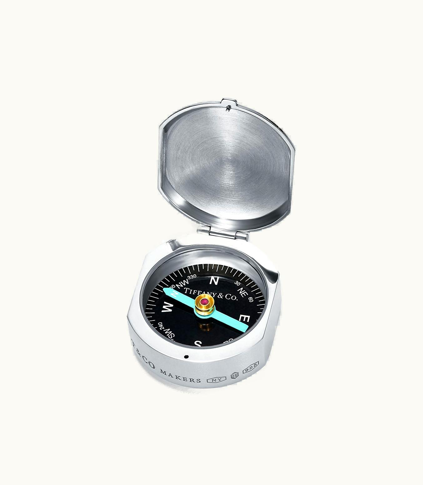Tiffany & Co Tiffany 1837 Makers Sterling Silver Compass