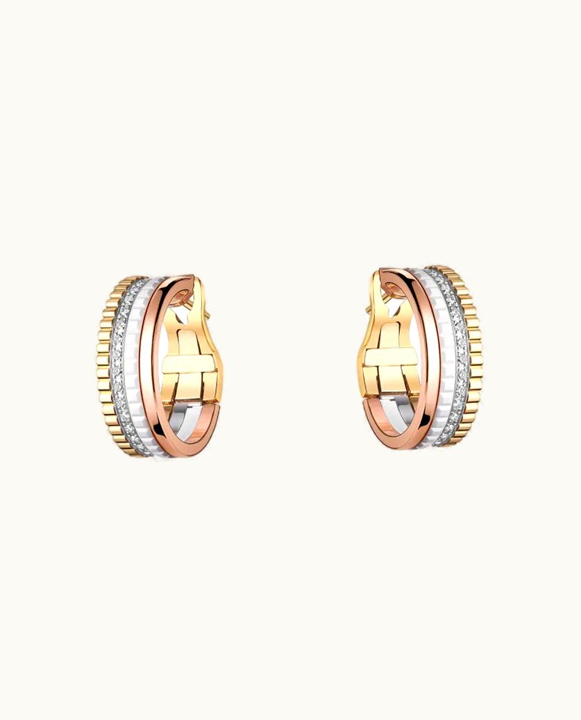 Boucheron Boucheron Quatre White Edition Large Hoop Earrings