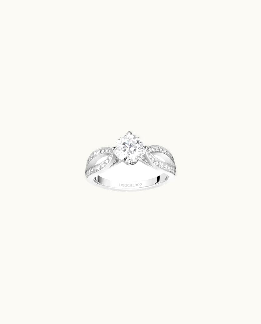 Boucheron Boucheron Pont De Paris Engagement Ring Diamonds 0.30ct Bridal