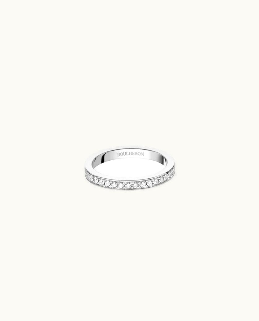 Boucheron Boucheron Beloved Wedding Band 19 Diamonds Platinum Bridal