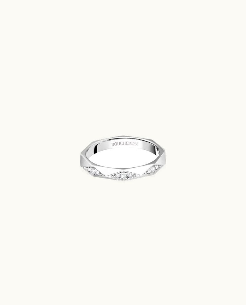 Boucheron Boucheron Facette Wedding Band 24 Diamonds Bridal