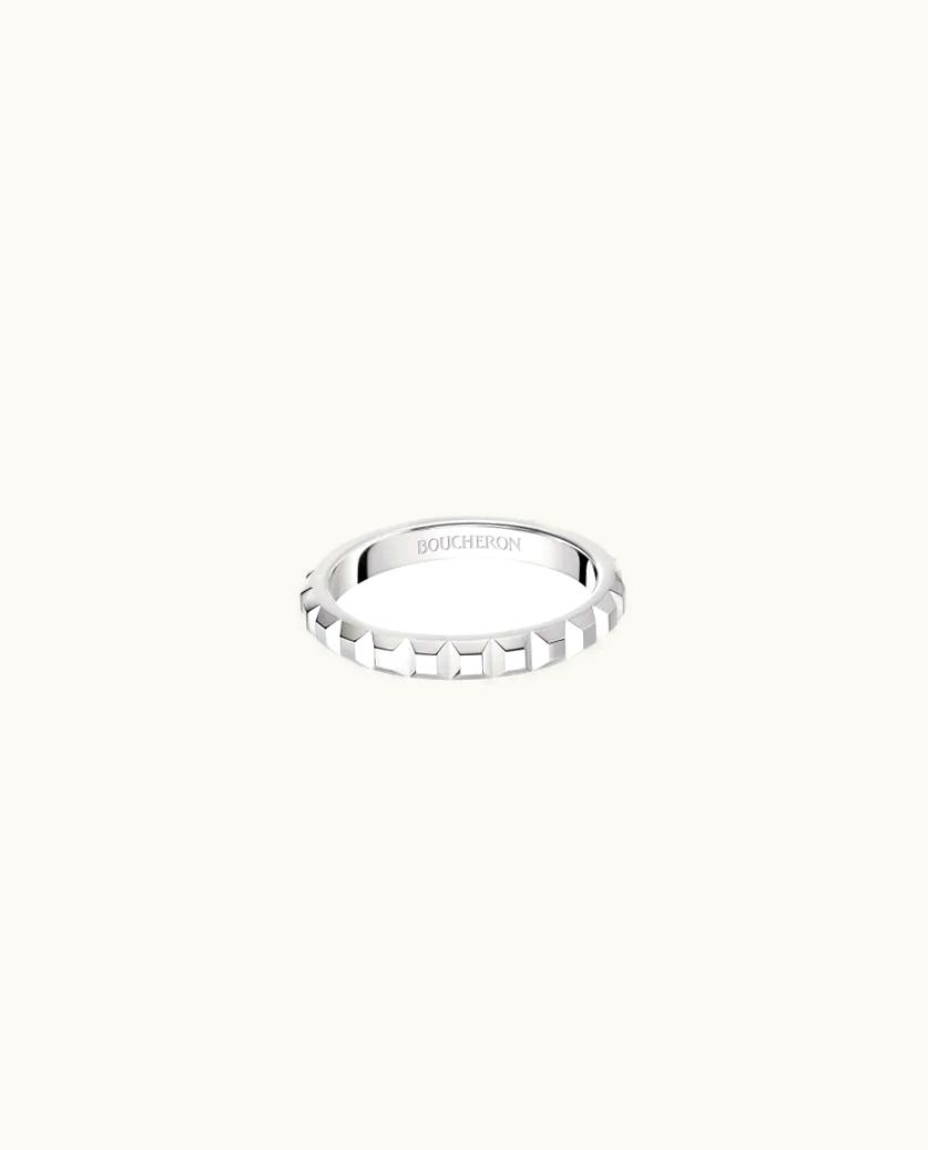 Boucheron Boucheron Clou De Paris Wedding Band Platinum Bridal