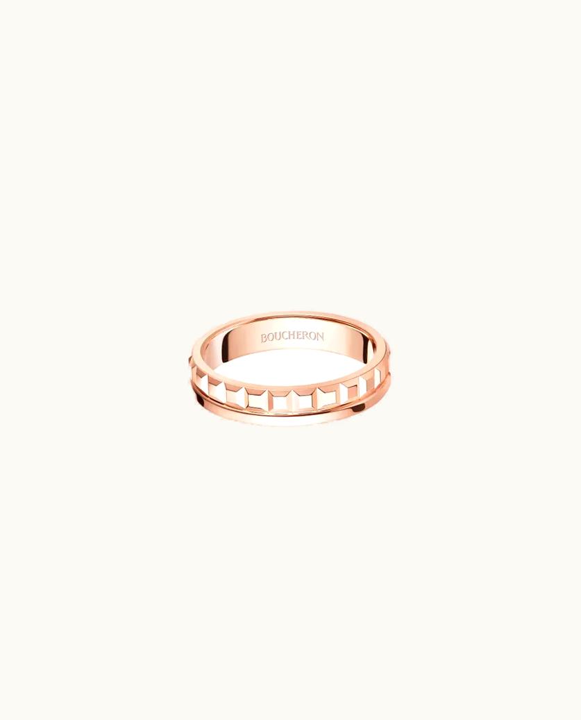 Boucheron Boucheron Quatre Radiant Edition Pink Gold Wedding Band