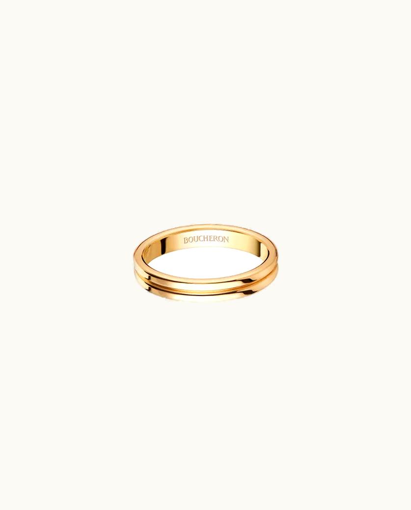 Boucheron Boucheron Double Godron Wedding Band Yellow Gold Bridal