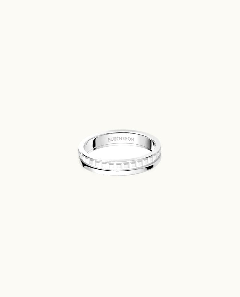 Boucheron Boucheron Quatre Wedding Band Double White Edition