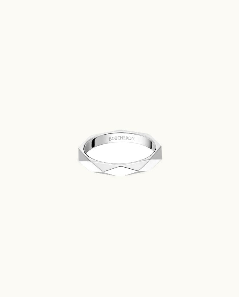 Boucheron Boucheron Facette Platinum Wedding Band