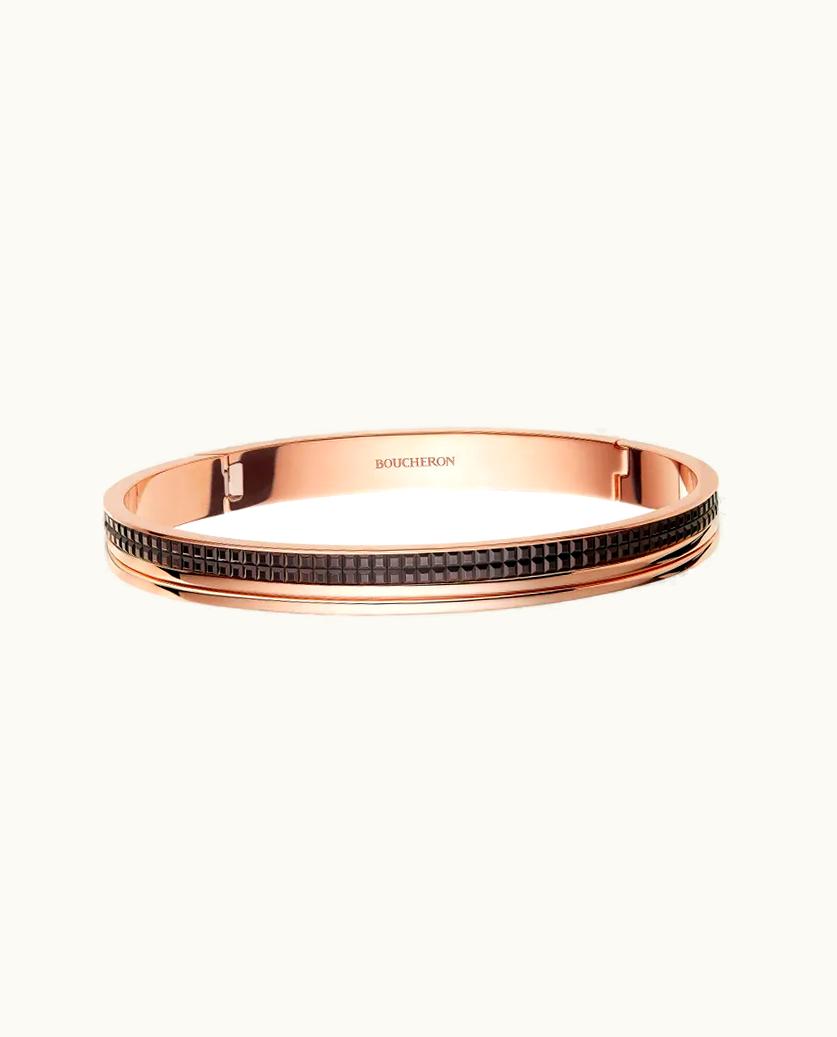 Boucheron Boucheron Quatre Classique Yellow Gold And Pink Gold Bracelet JBT00995