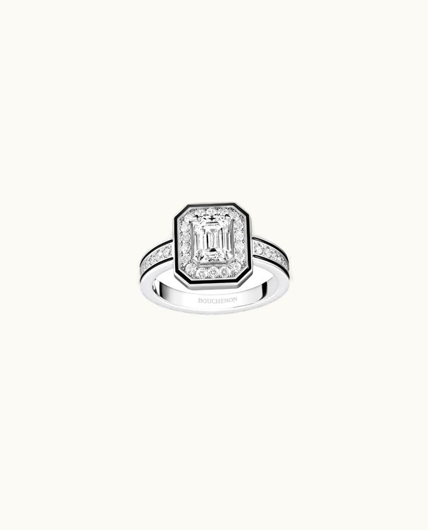 Boucheron Boucheron Vendôme Liseré Solitaire Engagement Ring White Gold
