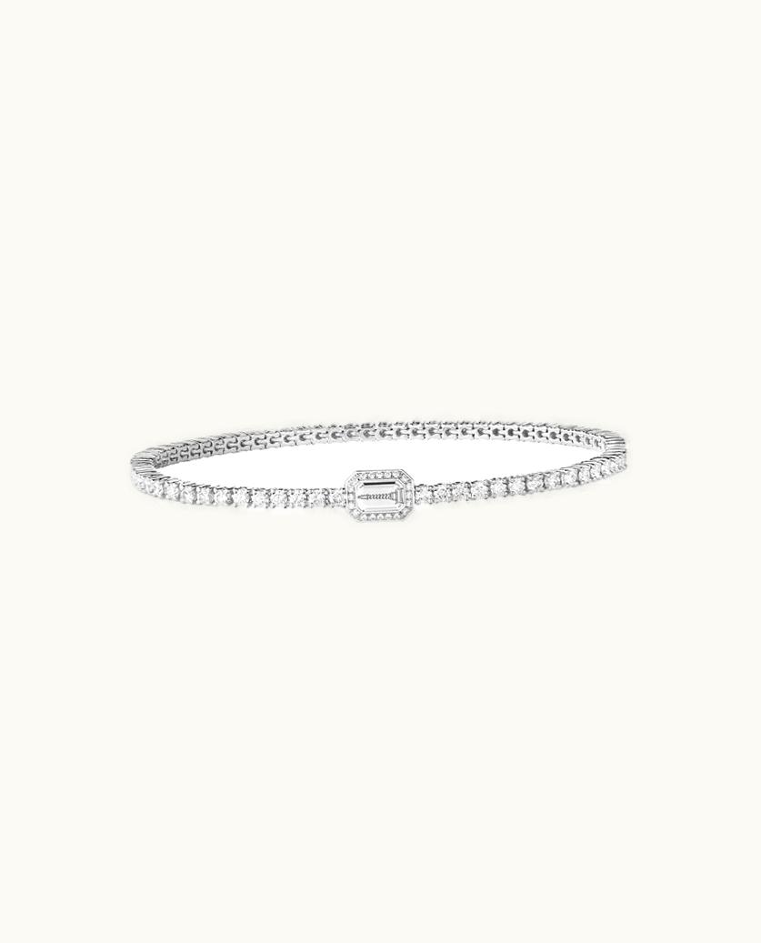 Boucheron Boucheron Rivière Vendôme Bracelet In White Gold