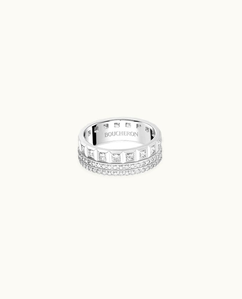 Boucheron Boucheron Quatre Radiant Edition Wedding Band In White Gold