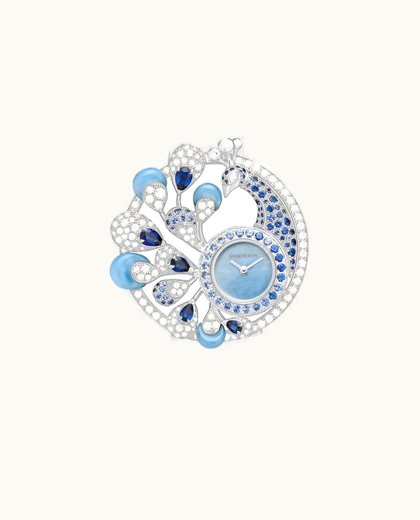 Boucheron Boucheron Ajouree Hera Jewelry Watch Sapphires And Diamonds Watches