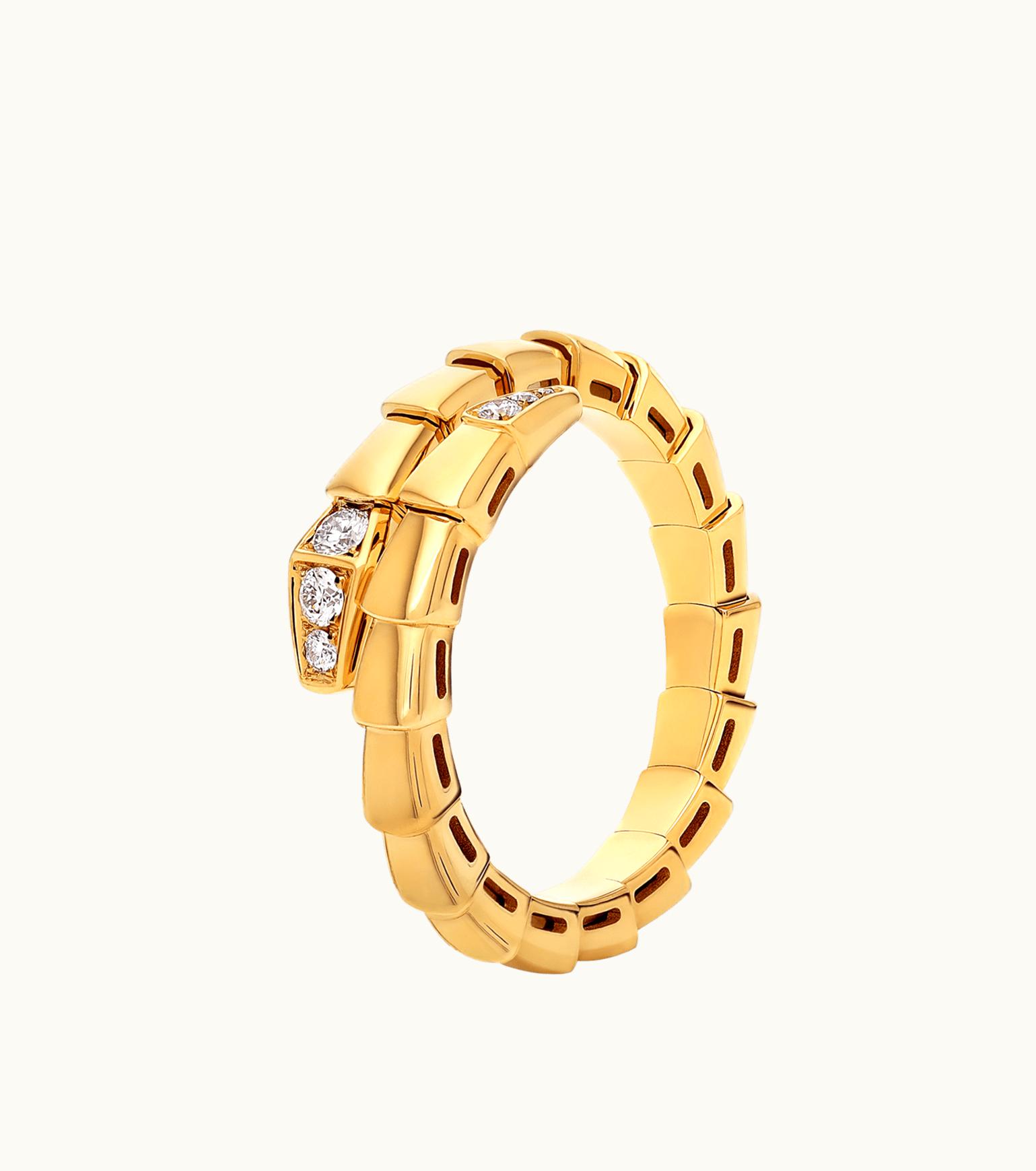 Bulgari Bulgari Serpenti Viper Ring Yellow Gold