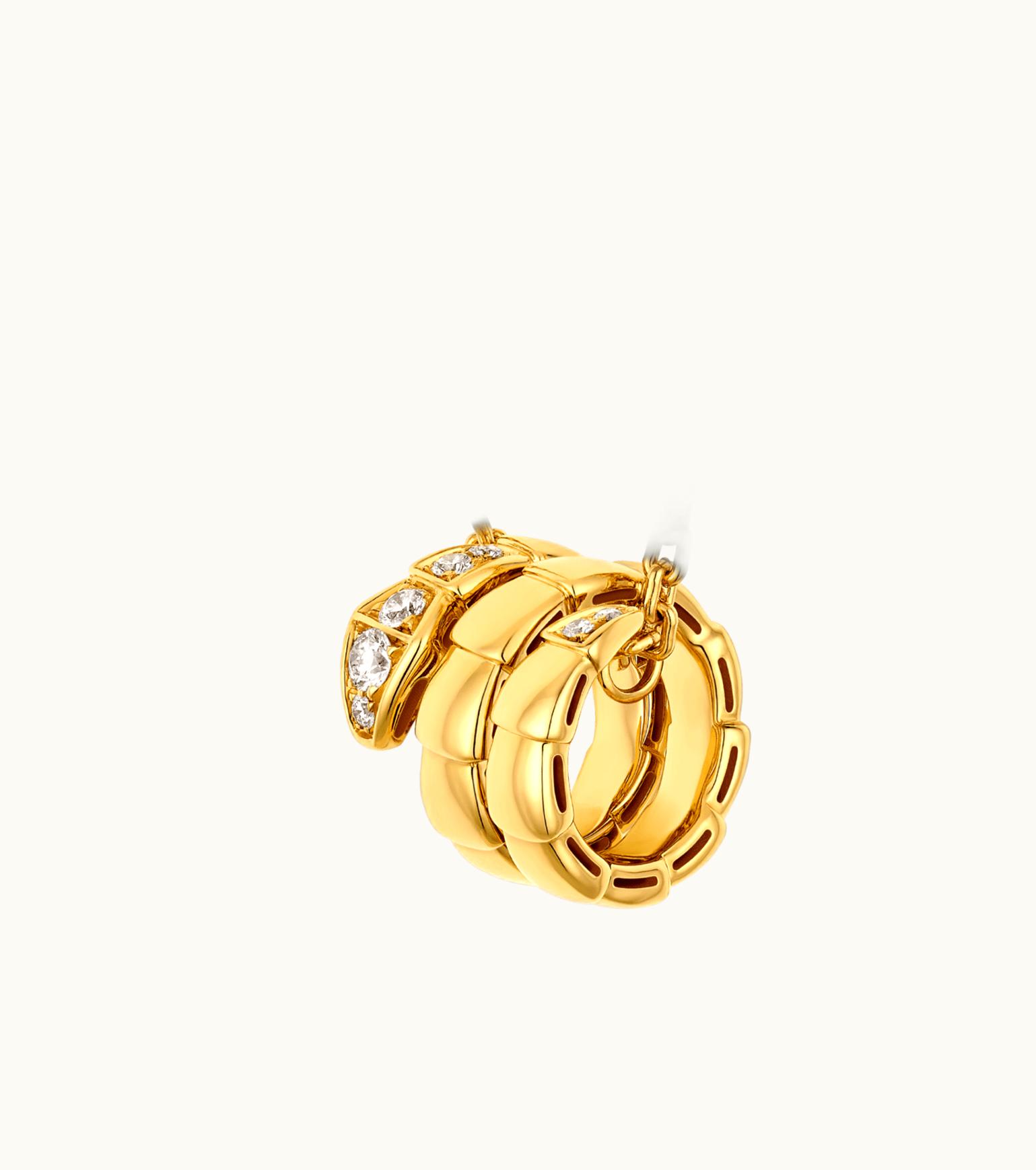 Bulgari Bulgari Serpenti Viper Necklace Yellow Gold