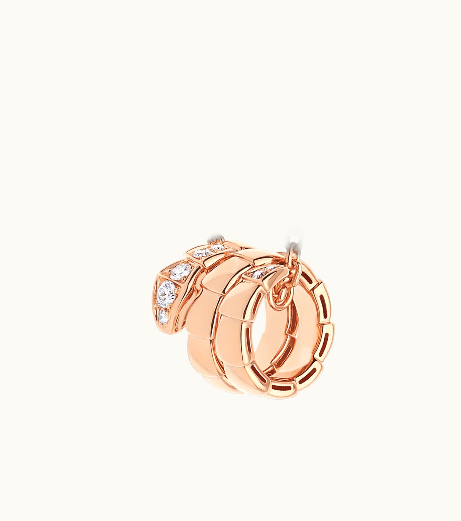 Bulgari Bulgari Serpenti Viper Necklace Rose Gold
