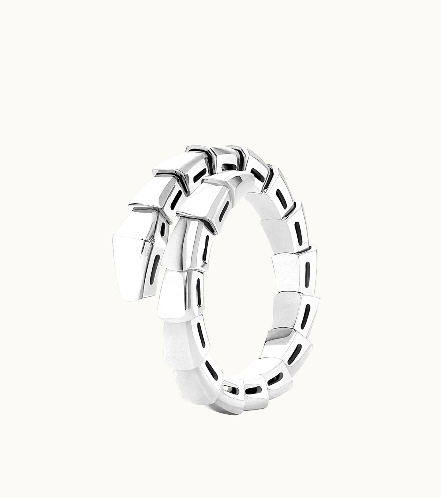 Bulgari Bulgari Serpenti Viper Ring White Gold