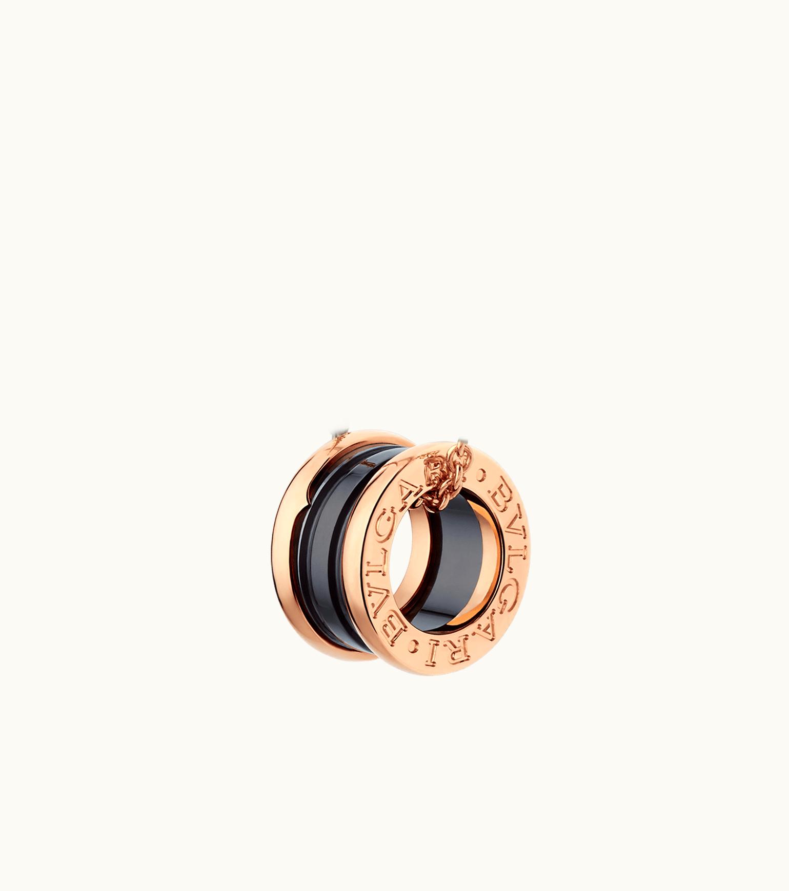 Bulgari Bulgari B.zero1 Necklace Rose Gold, Ceramic