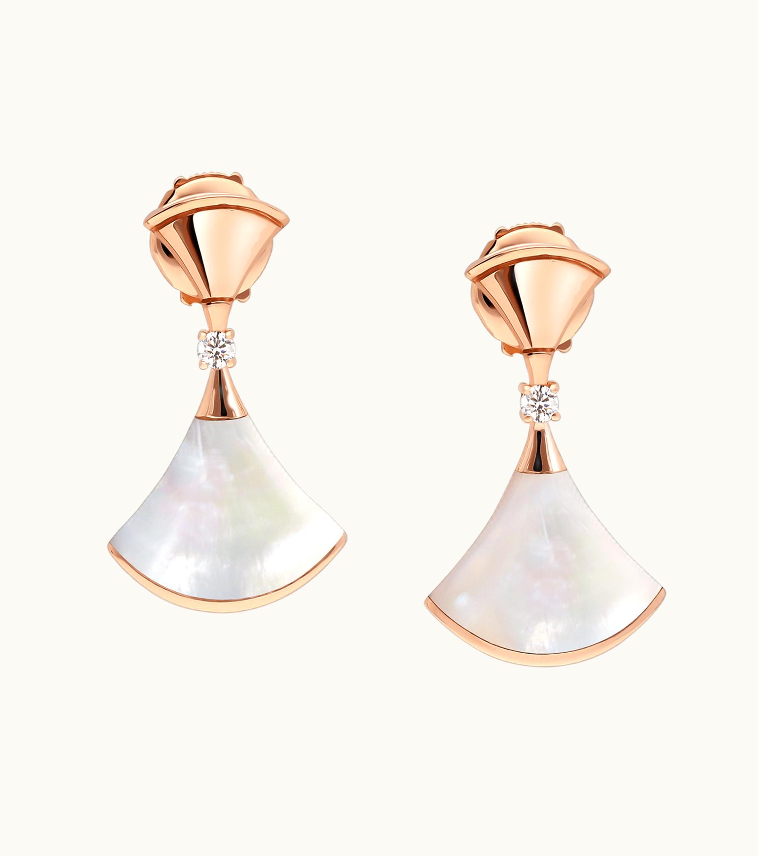 Bulgari Bulgari Divas’ Dream Earrings Rose Gold