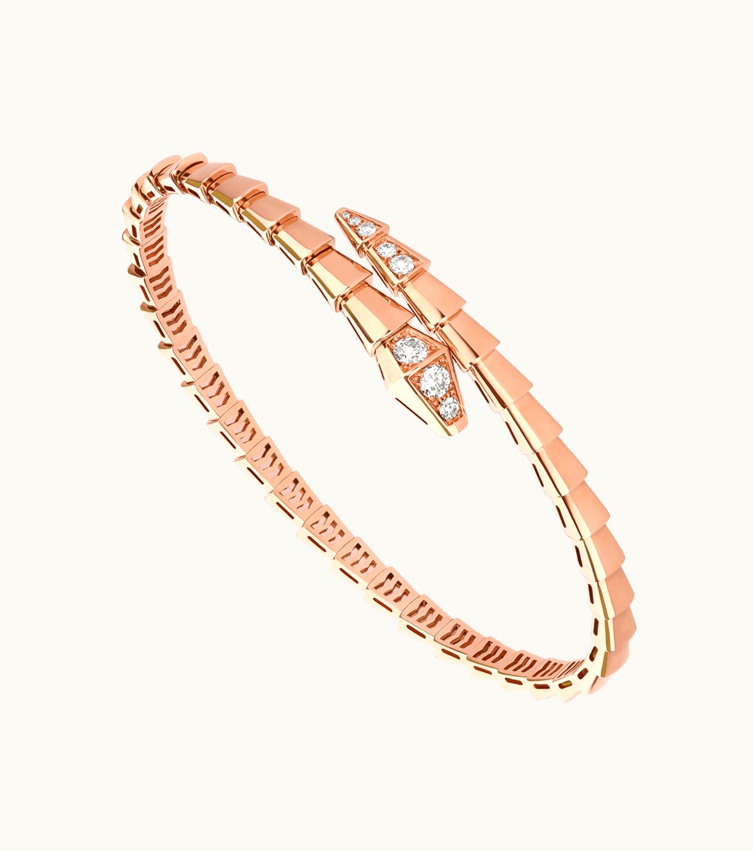 Bulgari Bulgari Serpenti Viper Bracelet Rose Gold 360704