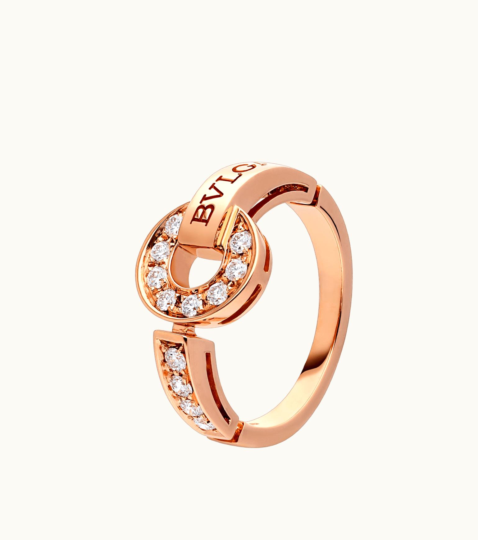 Bulgari Bulgari Bvlgari Ring Rose Gold 347896
